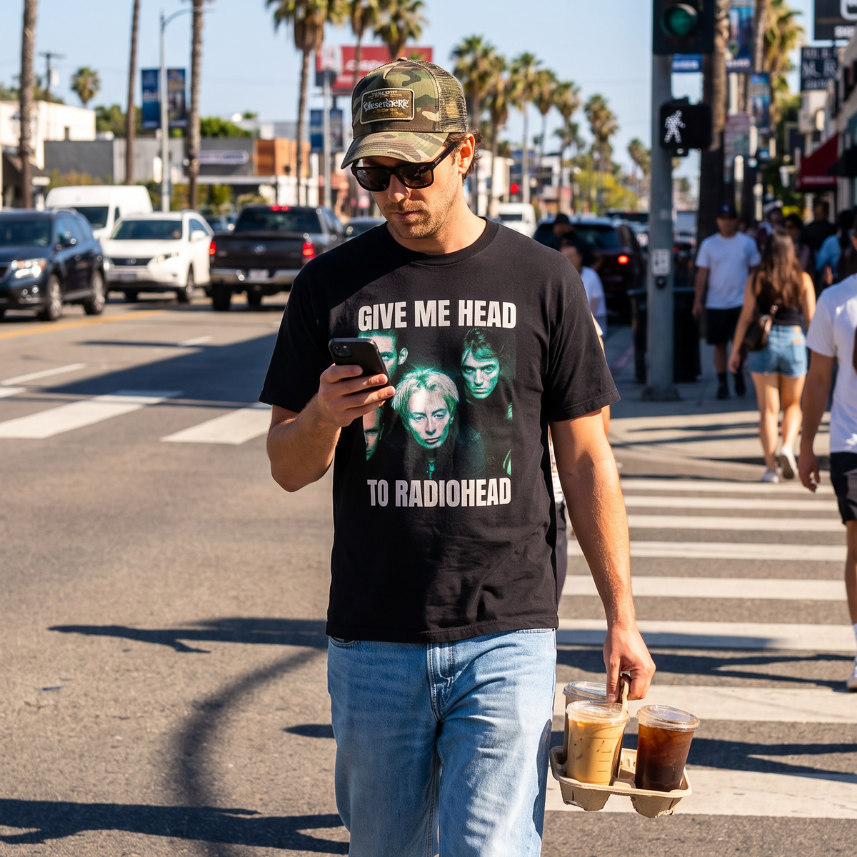 GIVE ME HEAD TO RADIOHEAD | T-SHIRT