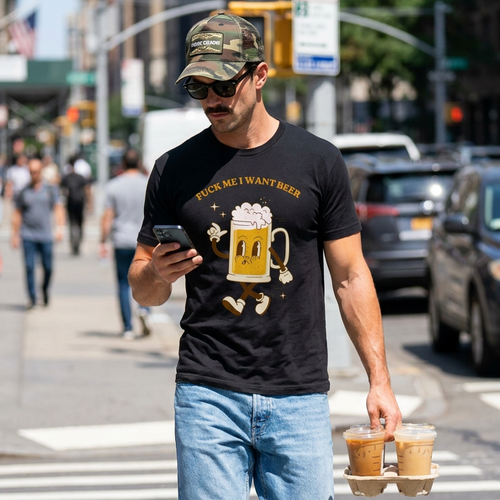 FUCK ME I WANT BEER | T-SHIRT